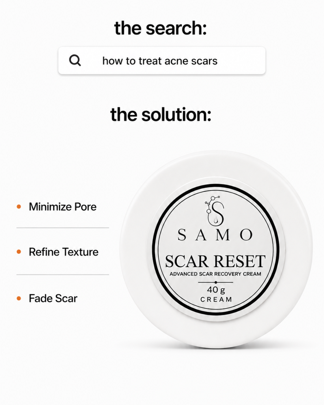 Scar Reset – Advanced Scar Recovery Cream
