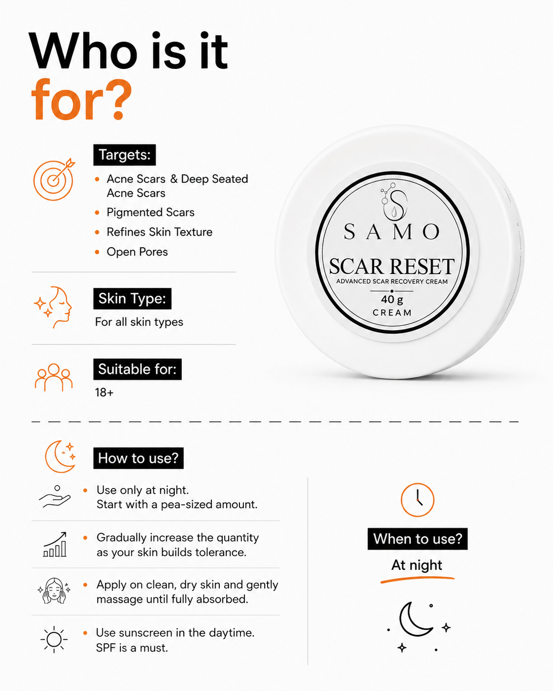 Scar Reset – Advanced Scar Recovery Cream