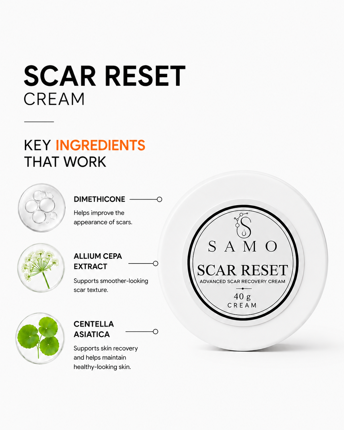 Scar Reset – Advanced Scar Recovery Cream